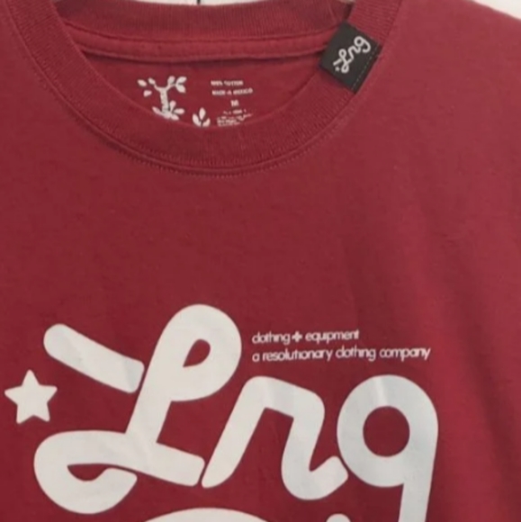 MEN'S LRG CLOTHING EQUIPMENT RED with BLACK T-shirt - Picture 2 of 7